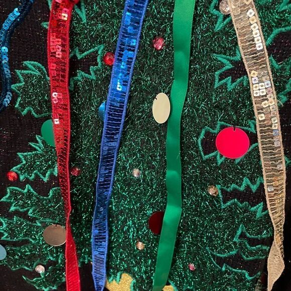 33 Degrees Holiday Christmas Christmas Tree Sweater S - Picture 9 of 9